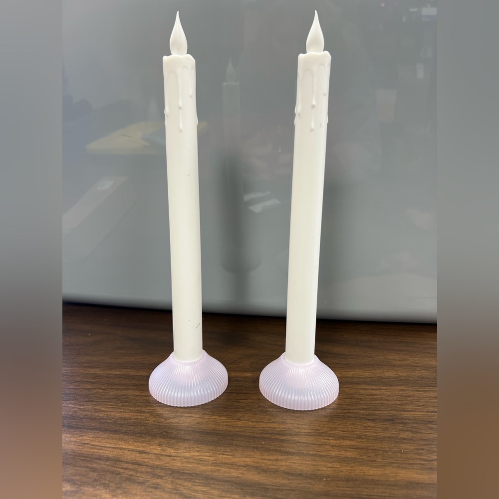 Set of two LED Flameless Candle. New in box.